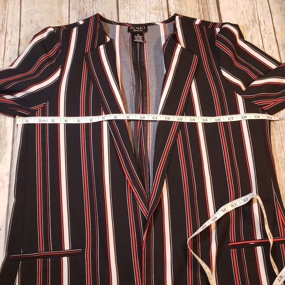 Soho Apparel Long Blazer Jacket Size M - Picture 6 of 8